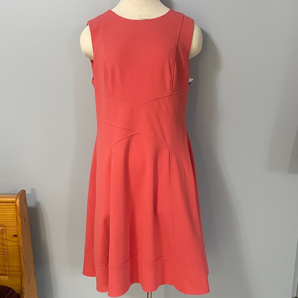 Tommy Hilfiger Pink Sleeveless Midi Dress